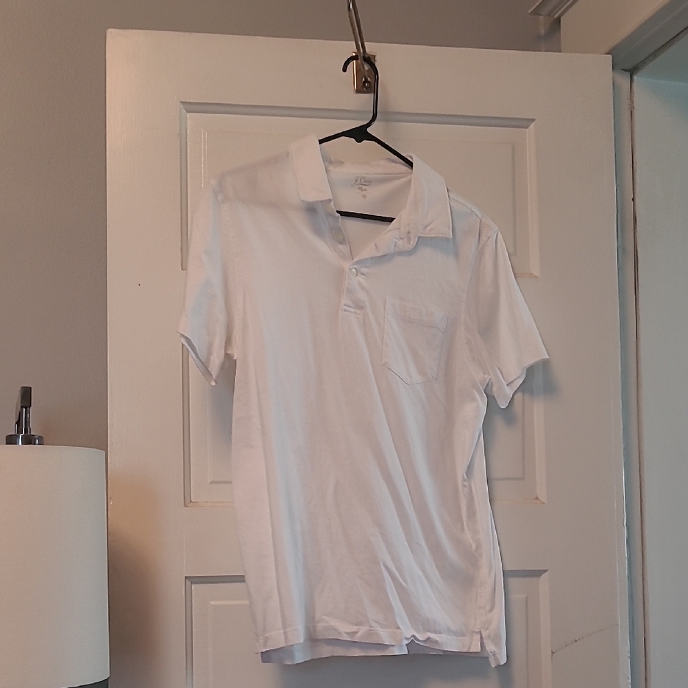 Men's White Polo Shirt